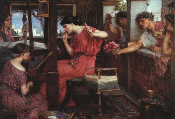 John William Waterhouse Penelope and the Suitors Spain oil painting art